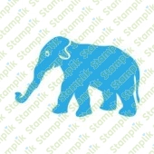 Transparentní razítko slon