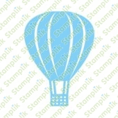 Transparentní razítko horkovzdušný balón
